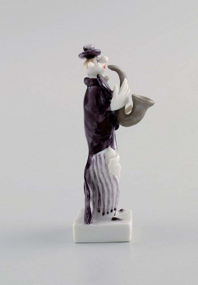 Peter Strang For Meissen, Figure In Hand Painted Porcelain, Saxophonist photo Home Decor