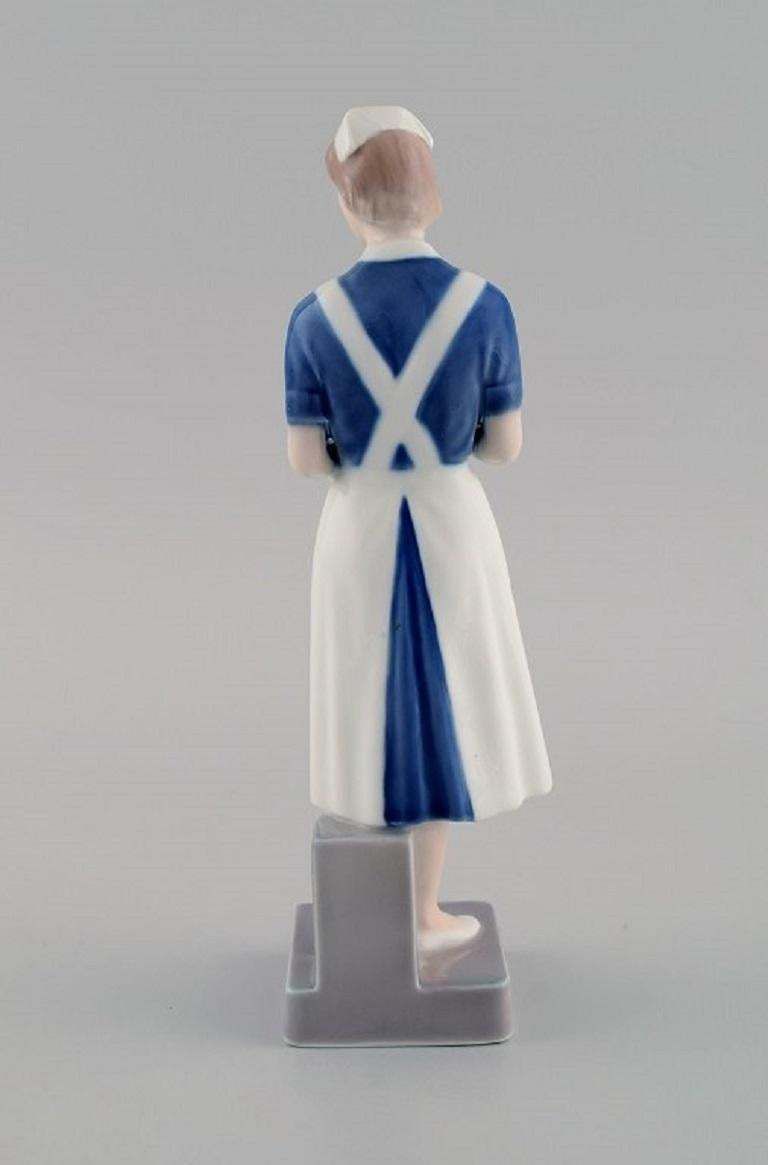 Royal Copenhagen Porcelain Figurine, Nurse, Dated 1969 1974 photo 826.0
