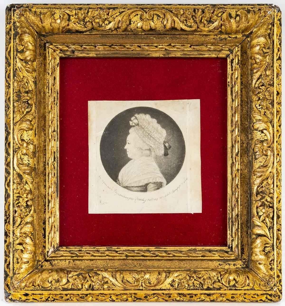 Small Portrait Of Madame De Fougeroux De Bondaroy photo for sale