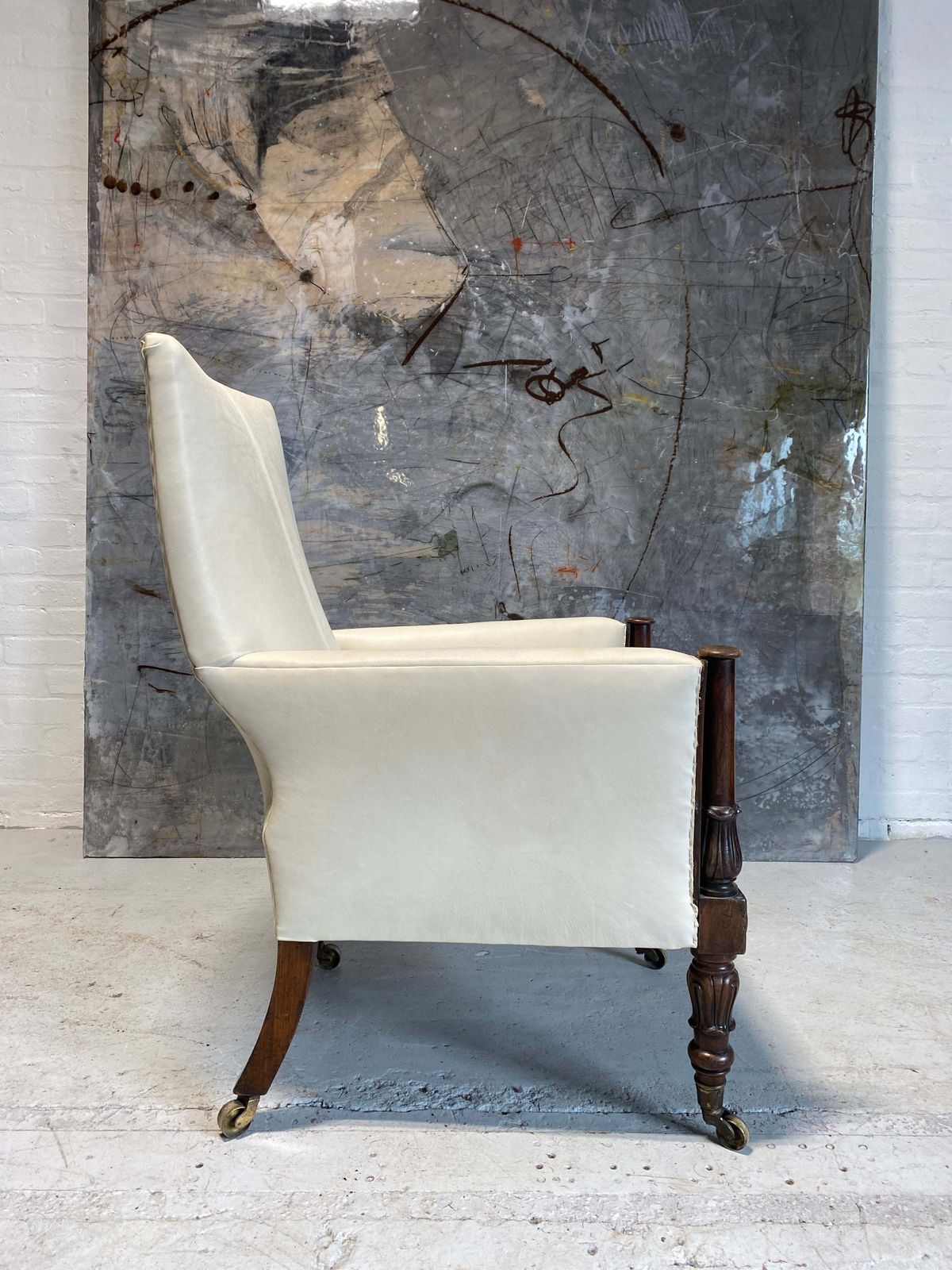 A Fine And Well Proportioned William IV Gentleman’s Library Chair photo buy