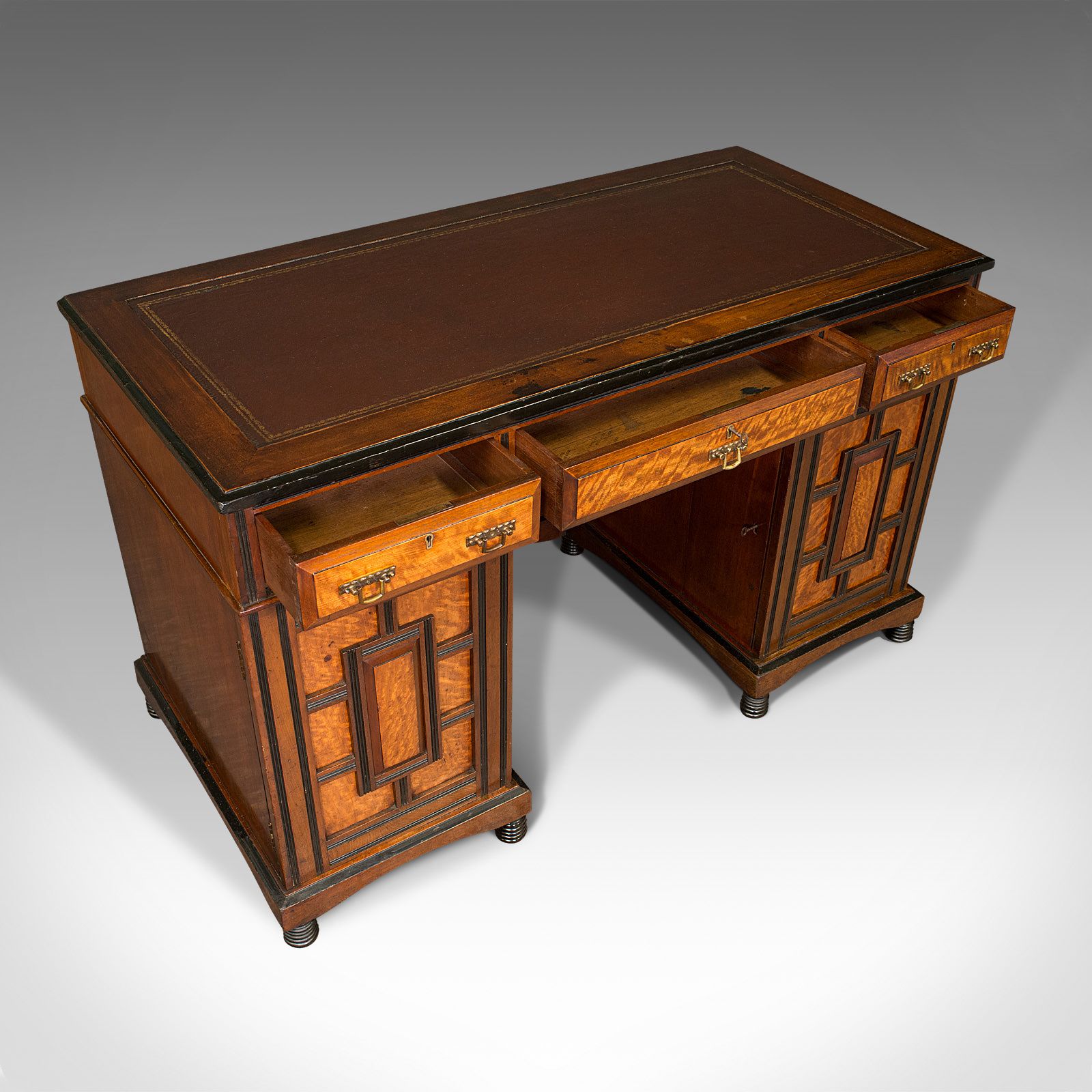 Antique Ladies Morning Room Desk, English, Writing, Aesthetic Period, 1880 photo buy