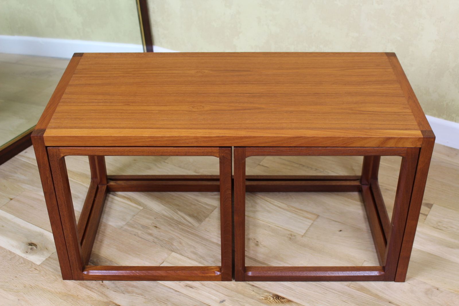 Unusual 1960’s Danish Teak Nest Of Tables By Aksel Kjersgaard Of Odder photo 975.0