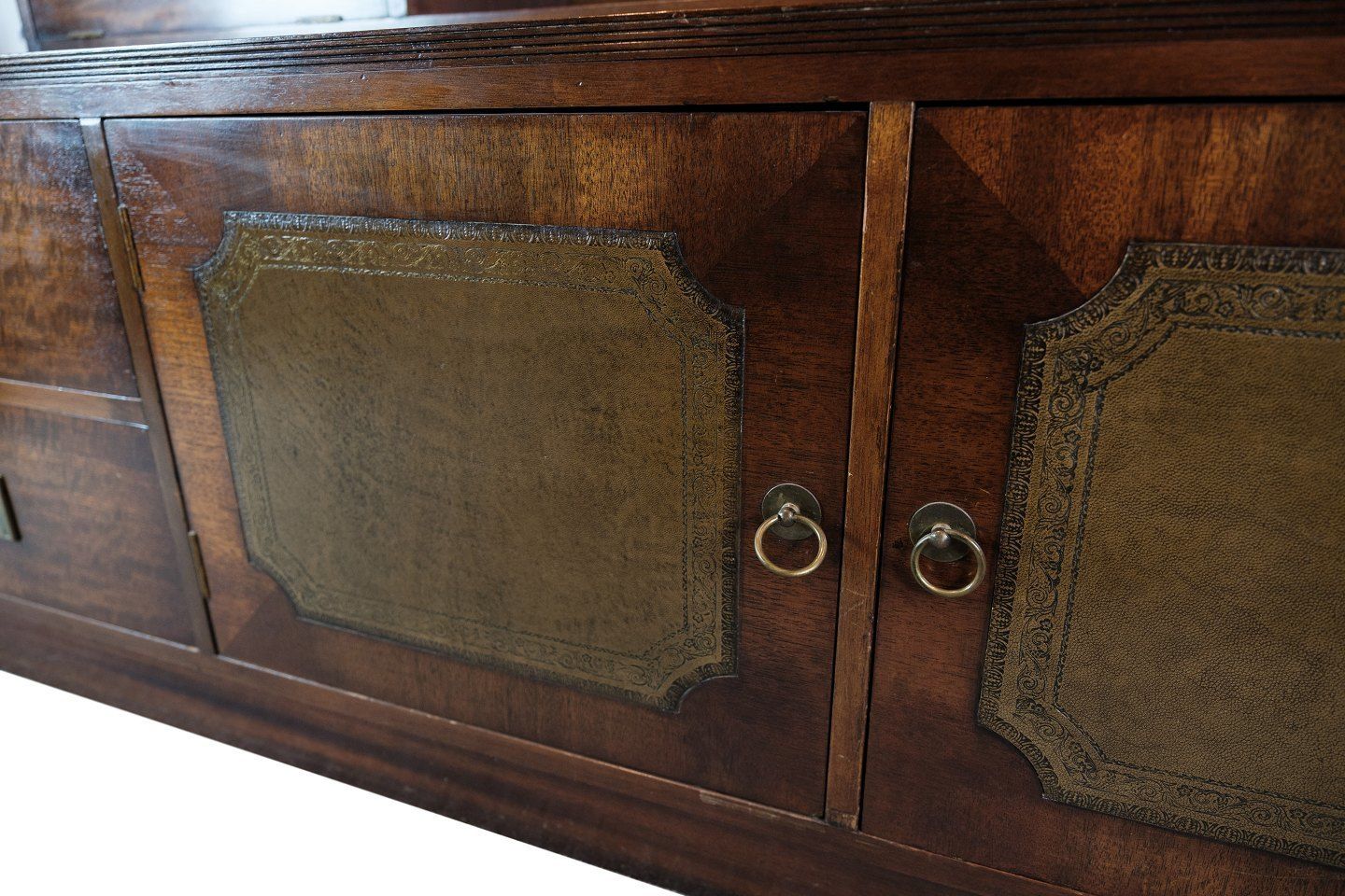 Large Secretary In Mahogany From Around The 1930s. photo vintage