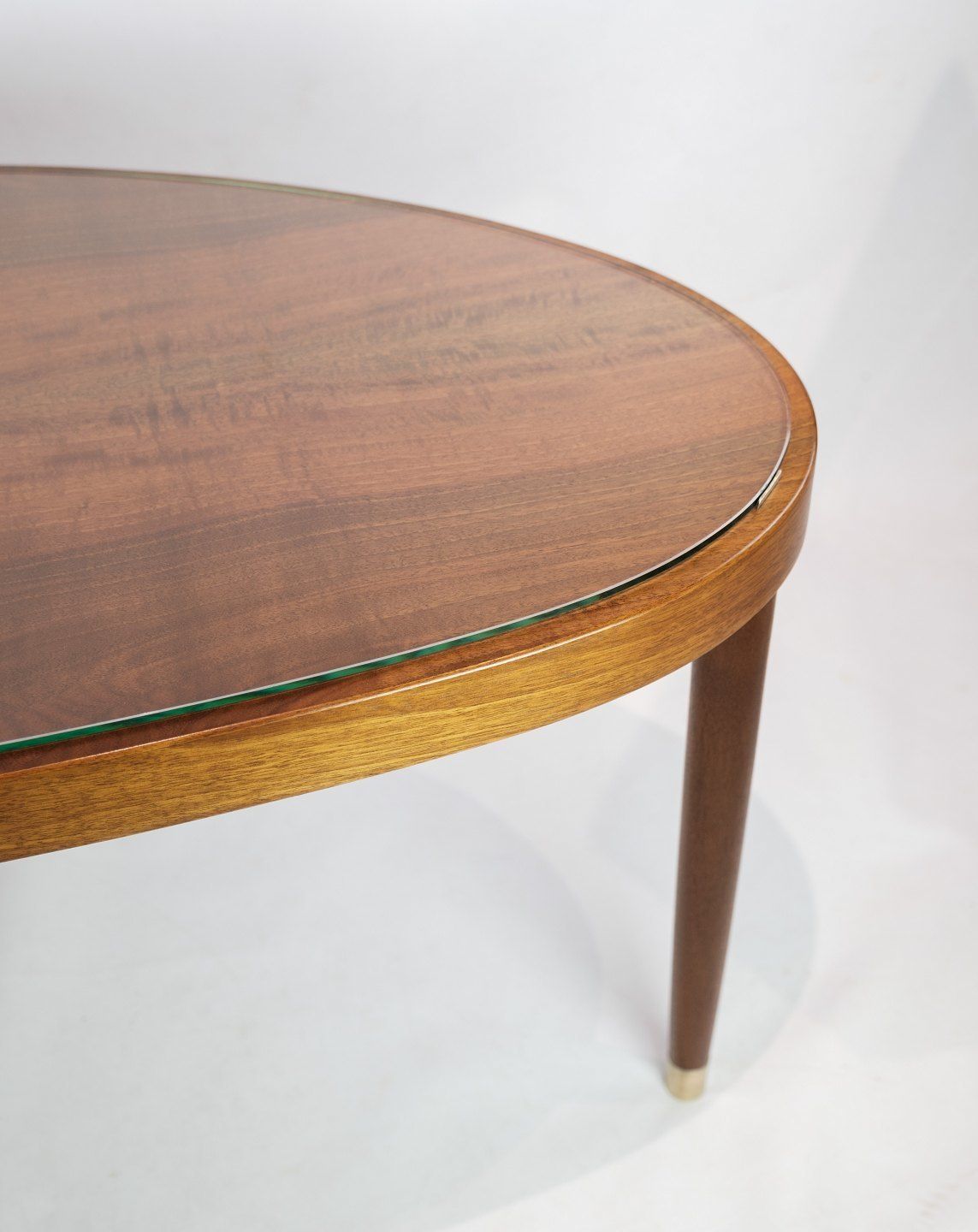 Coffee Table With Glass Top By Danish Master Carpenter In Walnut From Around The 1940s. photo buy