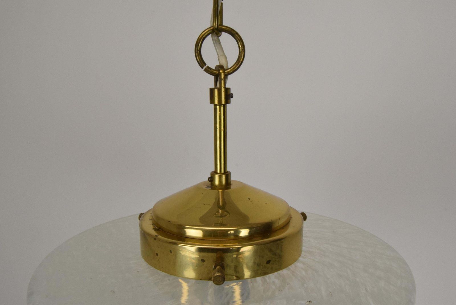 photo furniture Mid Century Glass Pendant By Kamenicky Senov 1960's.