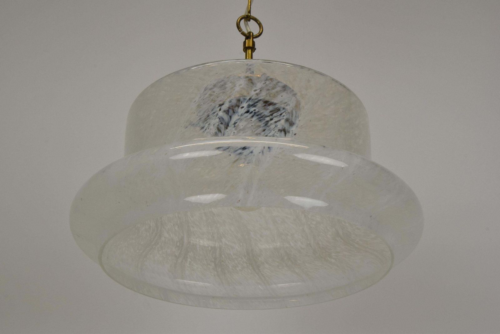 Lighting Mid Century Glass Pendant By Kamenicky Senov 1960's. photo