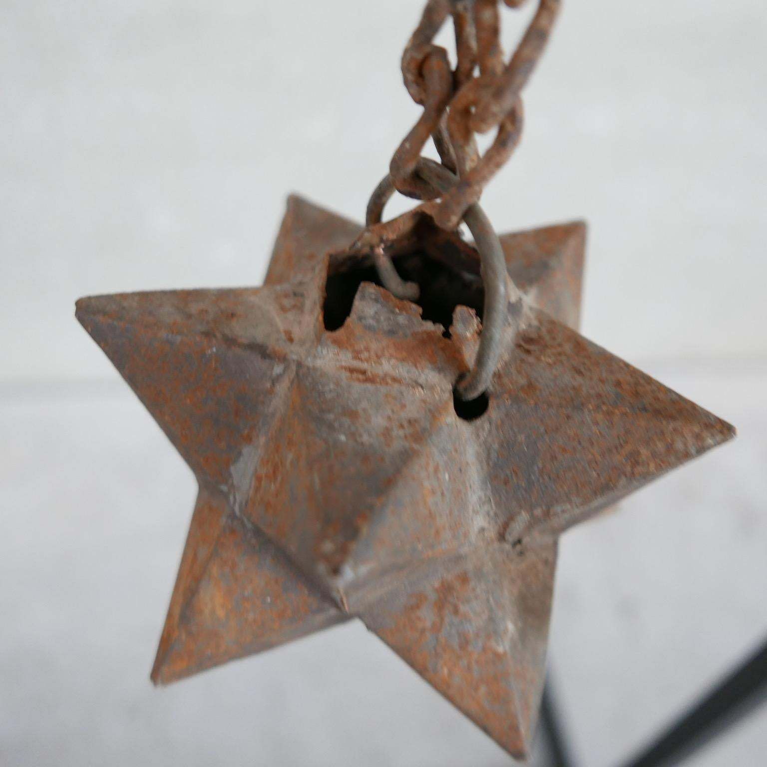 Antique French Cast Iron Geometric Etoile Star Curios photo for sale
