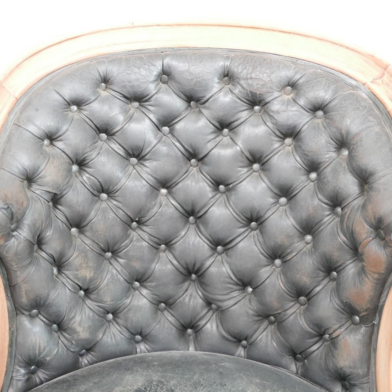 photo for sale Pair Of Antique Captain's Swivel Office Chairs 2