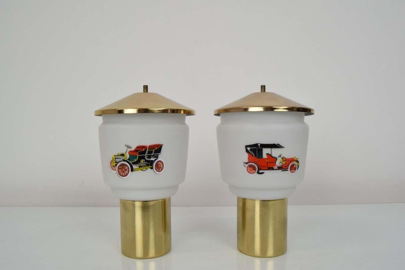 Mid Century Set Of Two Table Lamps,By Kamenicky Senov,1970's. photo furniture