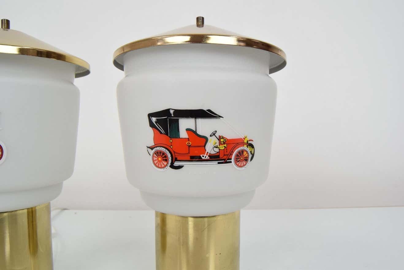 Mid Century Set Of Two Table Lamps,By Kamenicky Senov,1970's. photo 372.0