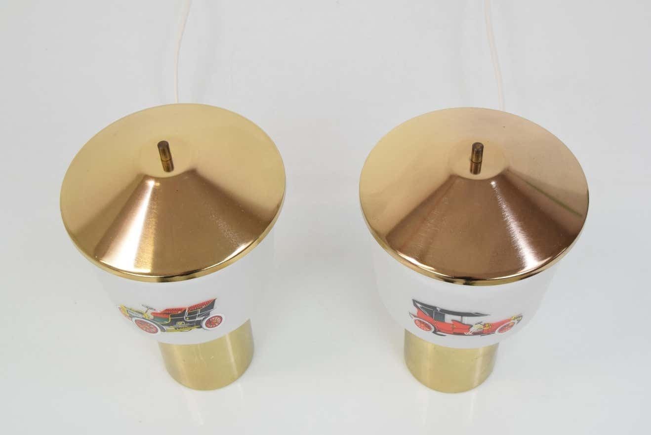 Mid Century Set Of Two Table Lamps,By Kamenicky Senov,1970's. photo vinterior