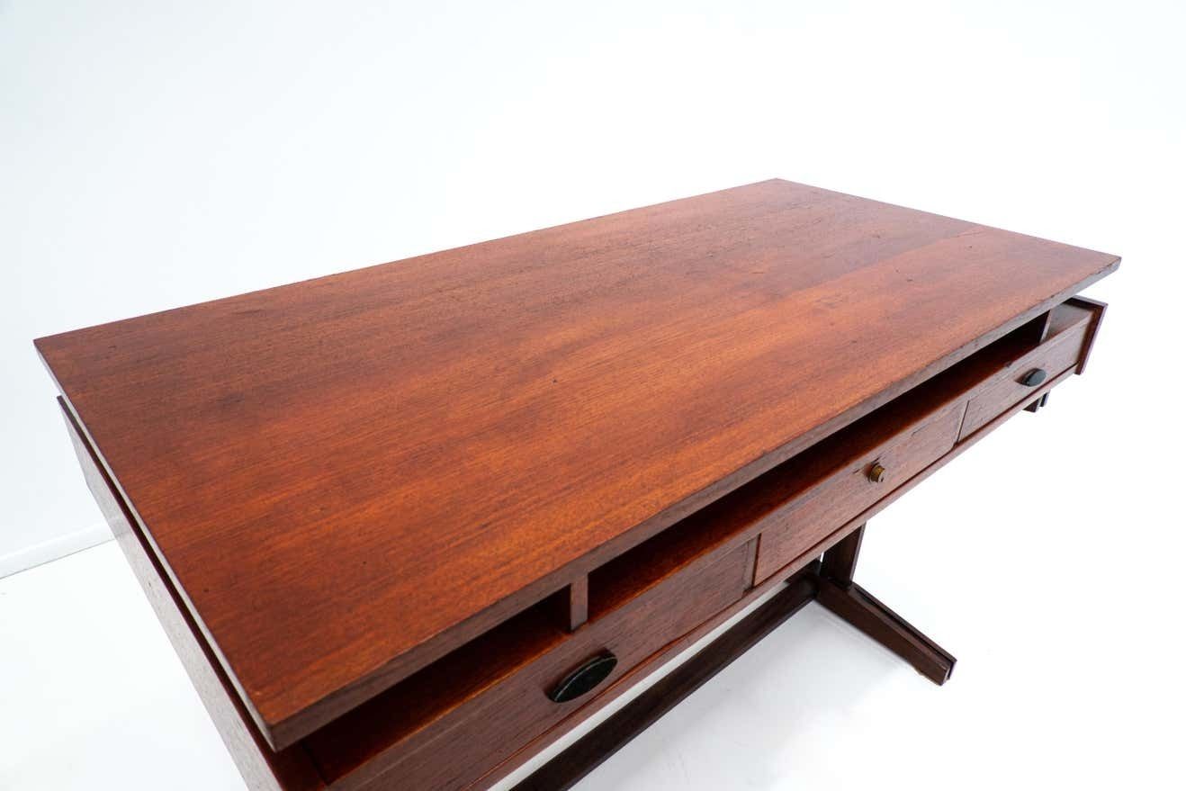 Mid Century Modern Wooden Desk, Italy, 1960s photo 3287.0