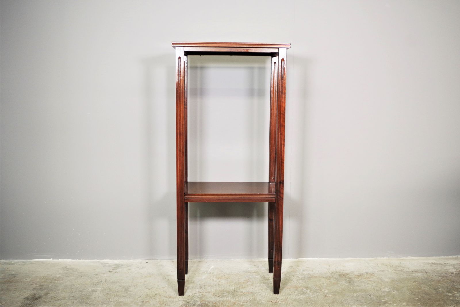 70s Wooden Column Cabinet, 1970s photo Furniture