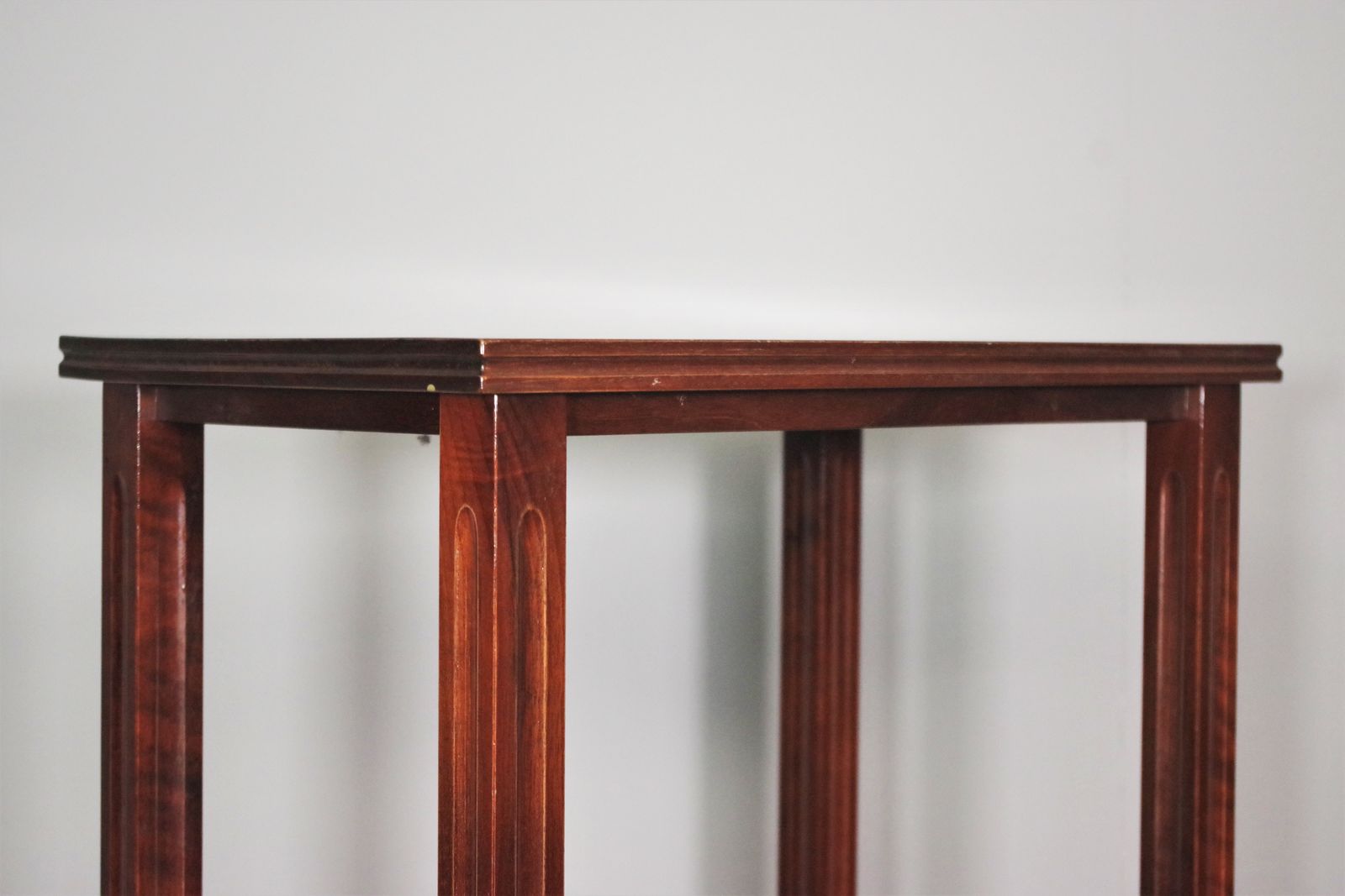 70s Wooden Column Cabinet, 1970s photo 300.0