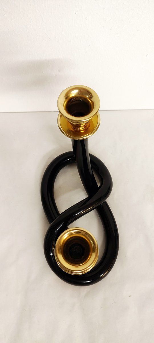 American Candle Holder By Dorothy Thorpe For Black Tender, 1960s photo Home Decor