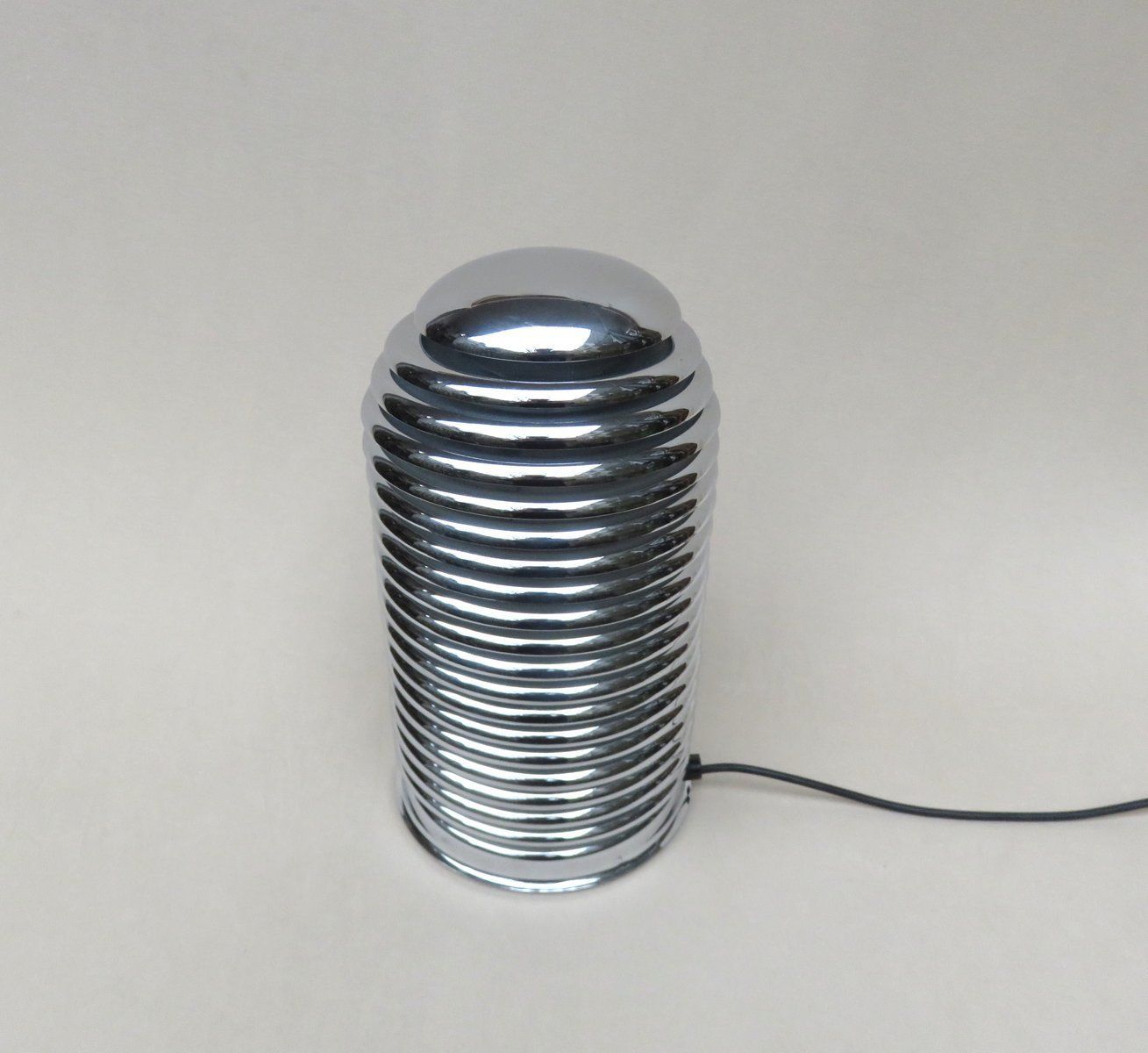 Large Chrome Plated Table Lamp Saturno By Kazuo Motozawa For Staff, 1970s photo for sale