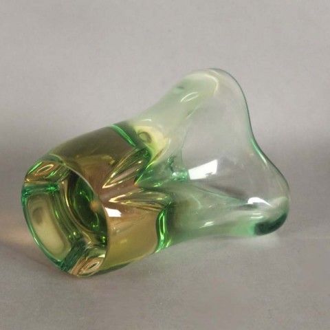 Glass Vase By Josef Hospodka For Chribsa. 1950   1959 photo for sale