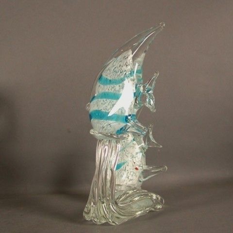 Murano Centerpiece Angelfish. Archimede Seguso. Italy. 1960   19 photo vinterior