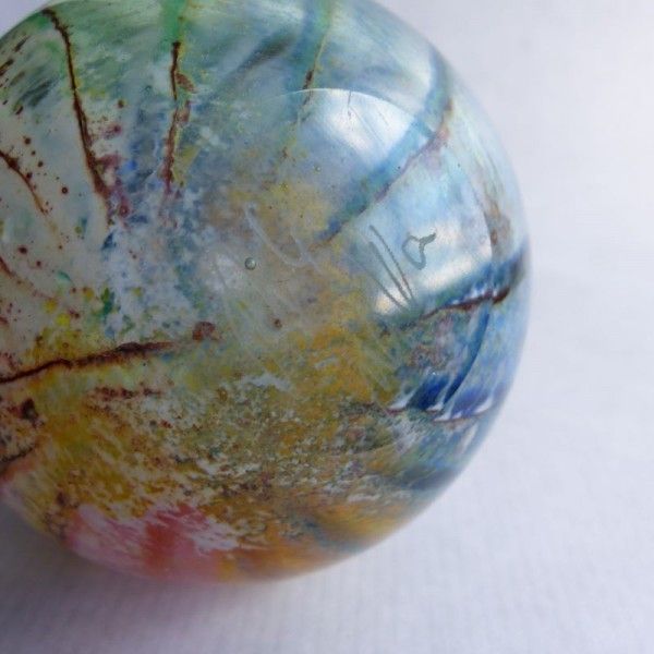 Hand Blown Glass Vase By Mdina Glass Malta. 1960   1970 photo Home Decor