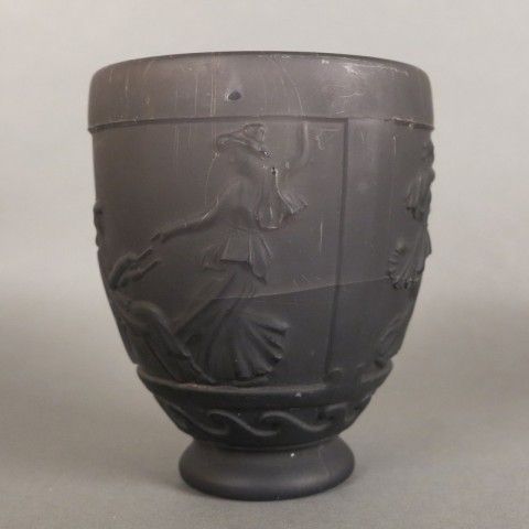 Art Nouveau Relief Glass Vase By Georges De Feure. France 1910 photo for sale