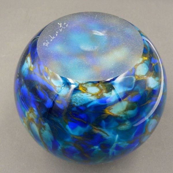 Artist Glass Vase By Hans Jürgen Richartz. 1970   1979 photo buy