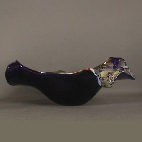 Big Glass Bowl Murano Dino Martens Fratelli Toso Tutti Frutt photo for sale