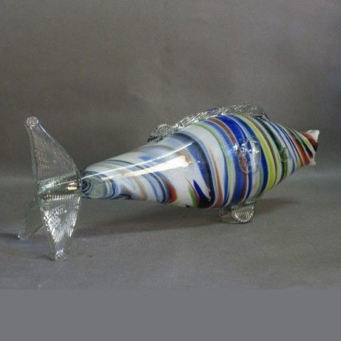 Big Glass Fish. Murano. Italy 1950   1955 photo 400.0