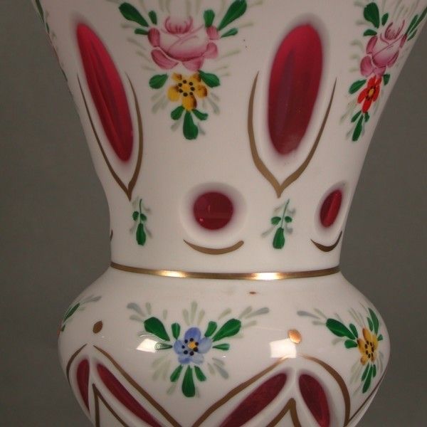 Crystalex Glass Vase Czechoslovakia. 1950   1960 photo furniture