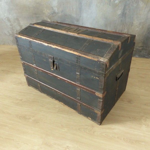 Antique Chest   Trunk By Georg Theodor Zipf Freiburg. 1880   1900 photo furniture
