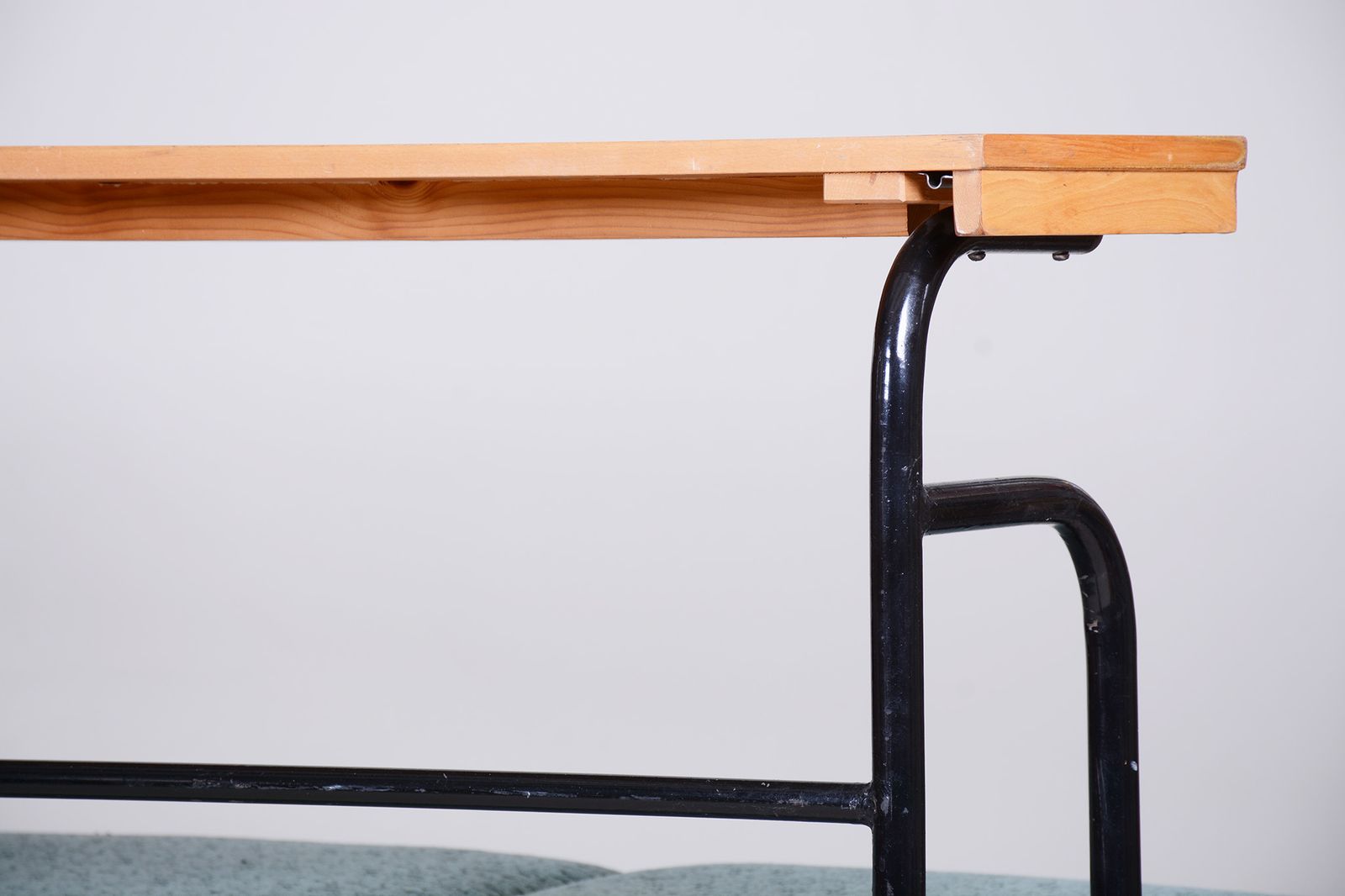 photo vinterior Brown And Blue Bauhaus Sofa Made In 1930s Czechia