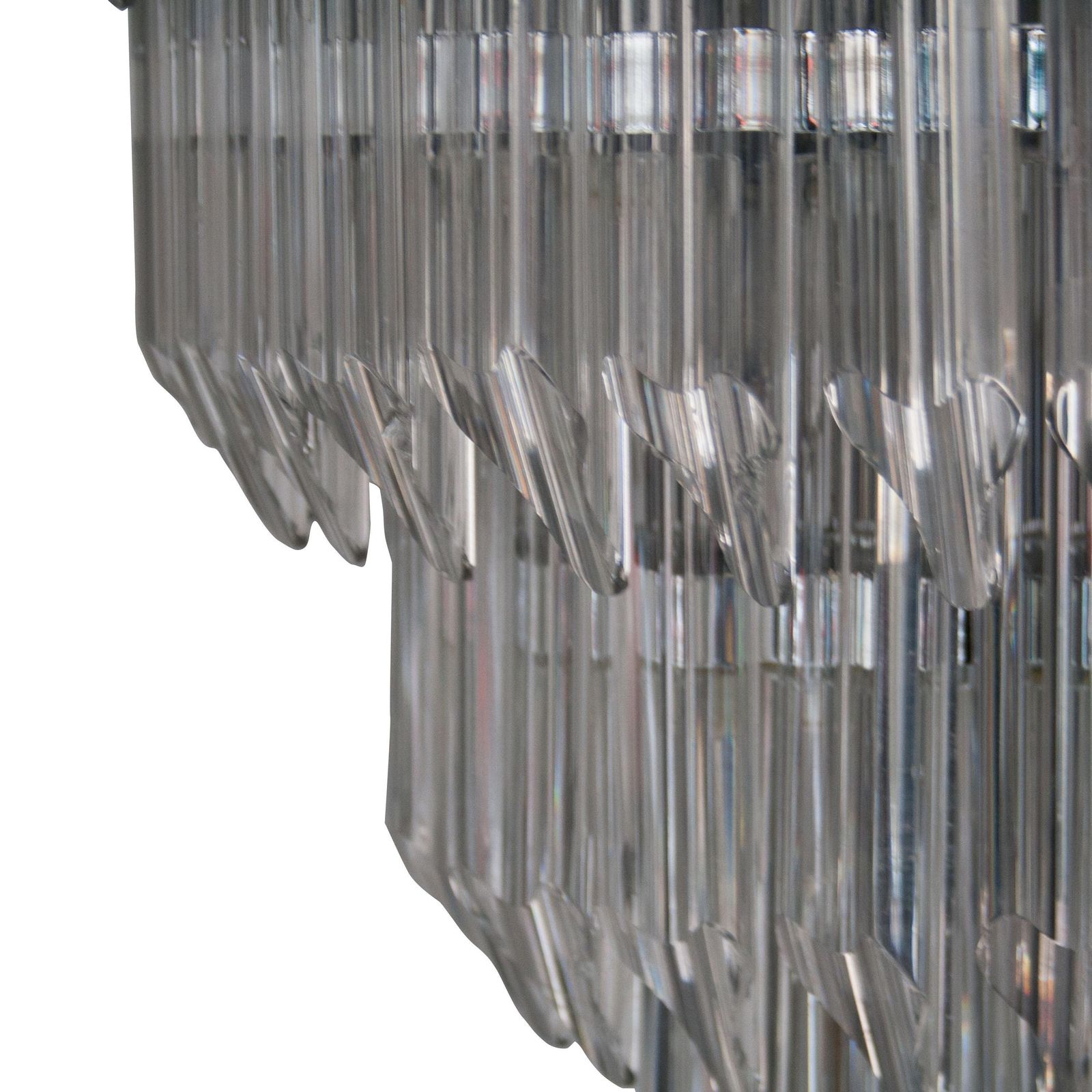 Mid Century Modern Glass And Brass Chandelier Lamp, Italy, 1970 photo 1150.0