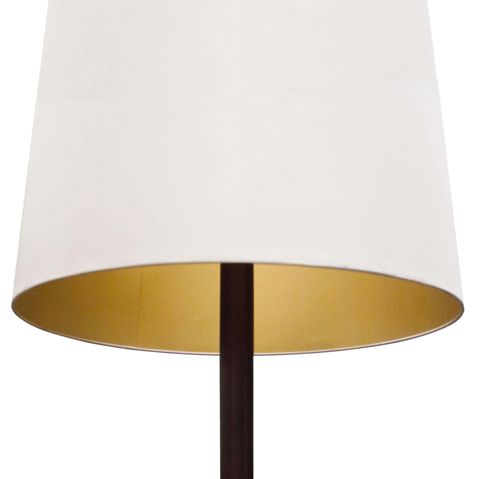 Mid Century Modern Mahogany Brass Floor Lamp, Italy, 1960 photo for sale