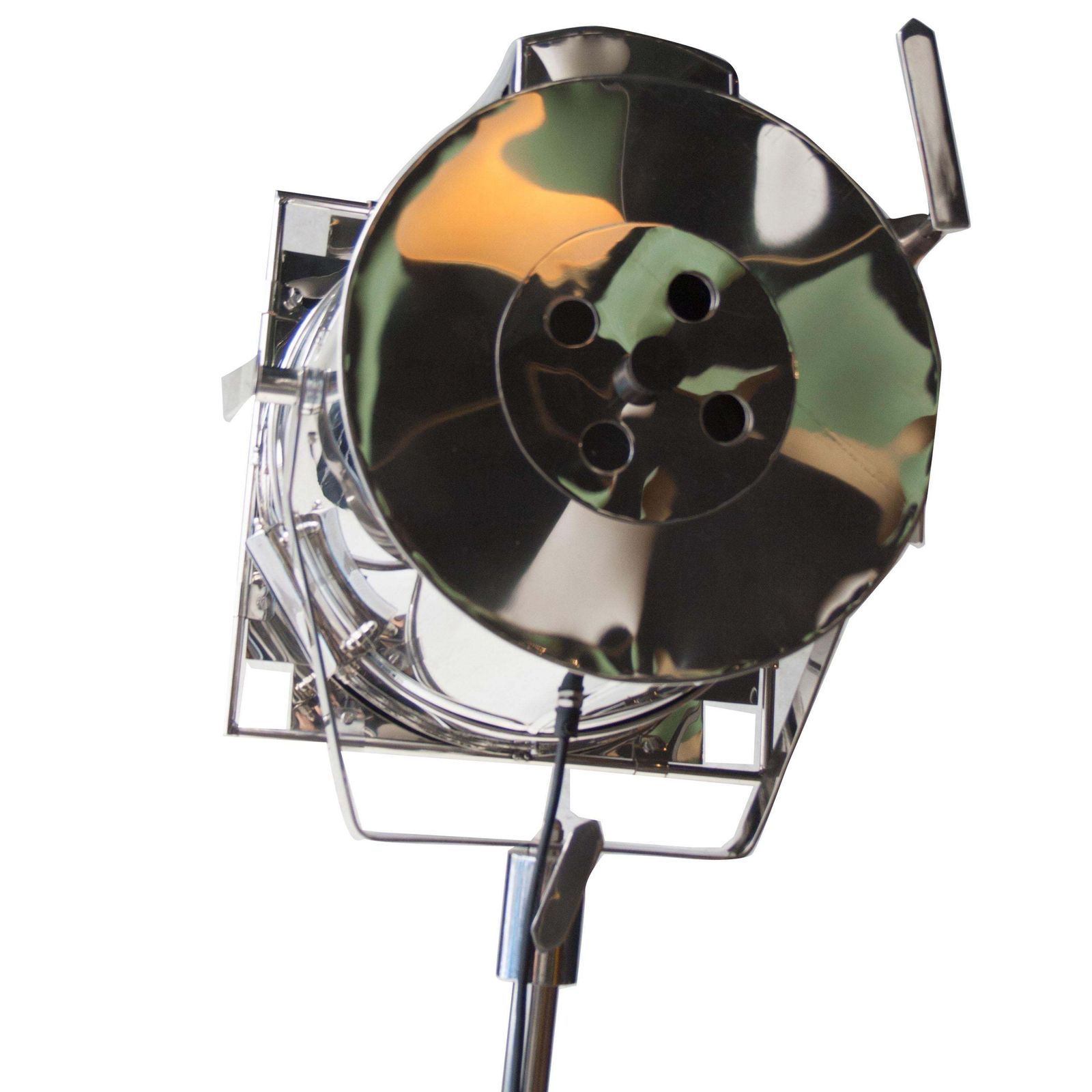 Midcentury Brass British Floor Spotlight, United Kingdom, 1970 photo for sale