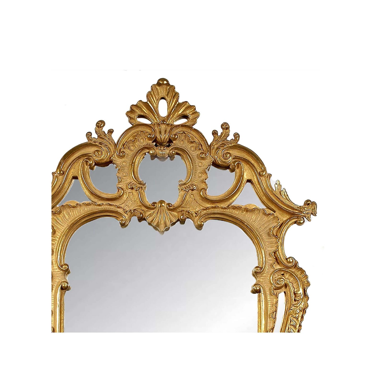 Neoclassical Regency Style Rectangular Gold Foil Hand Carved Wooden Mirror, 1970 photo 1617.0