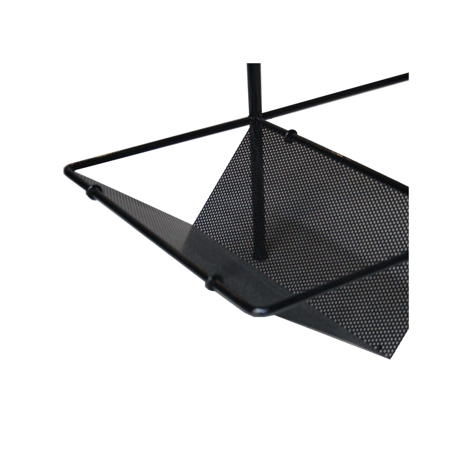 Mid Century Modern Rectangular Black Sheet Metal Glass French Coffee Table, 1960 photo Furniture
