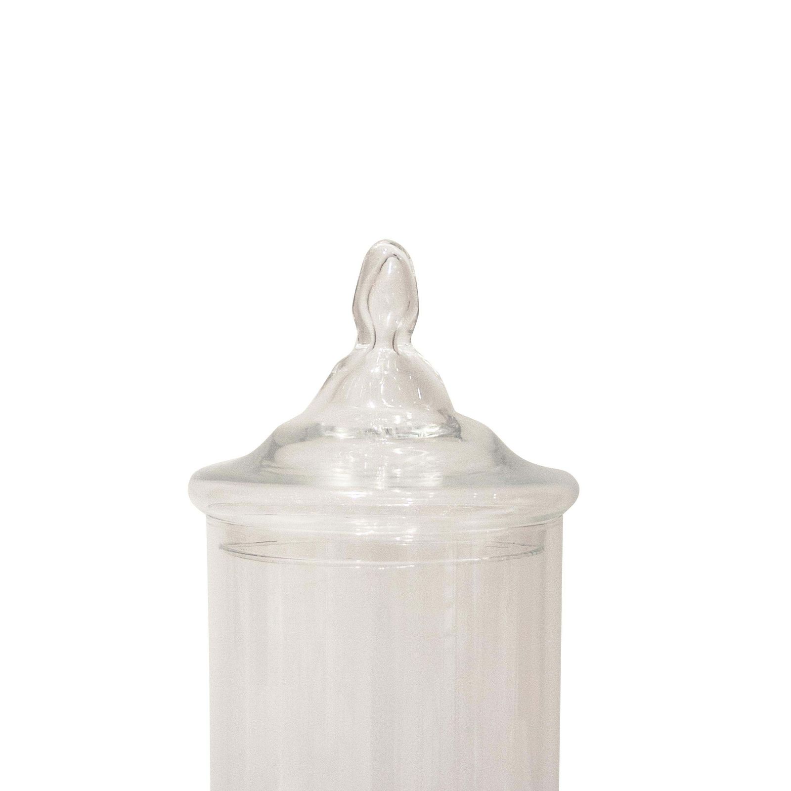 Glass Apothecary Vase With Lid, Italy, 1950 photo furniture