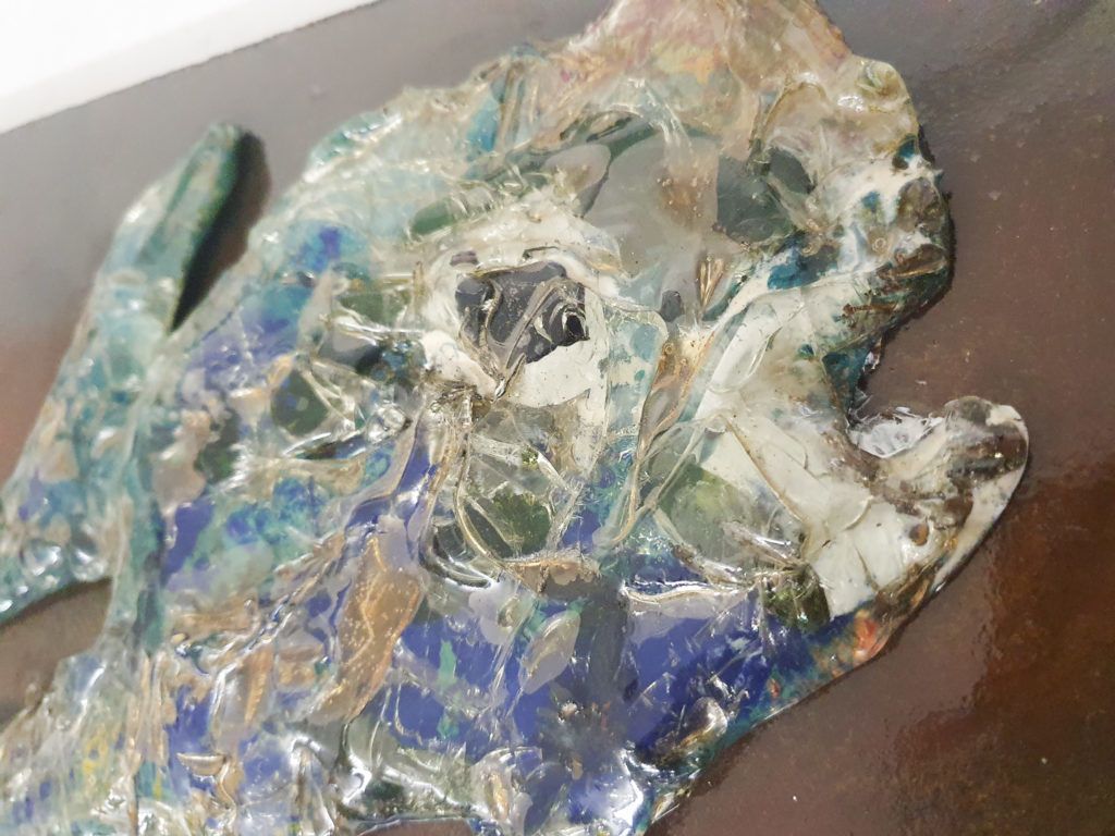 Mid Century Wandsculptuur, Vis, Jaren 1970 photo vinterior