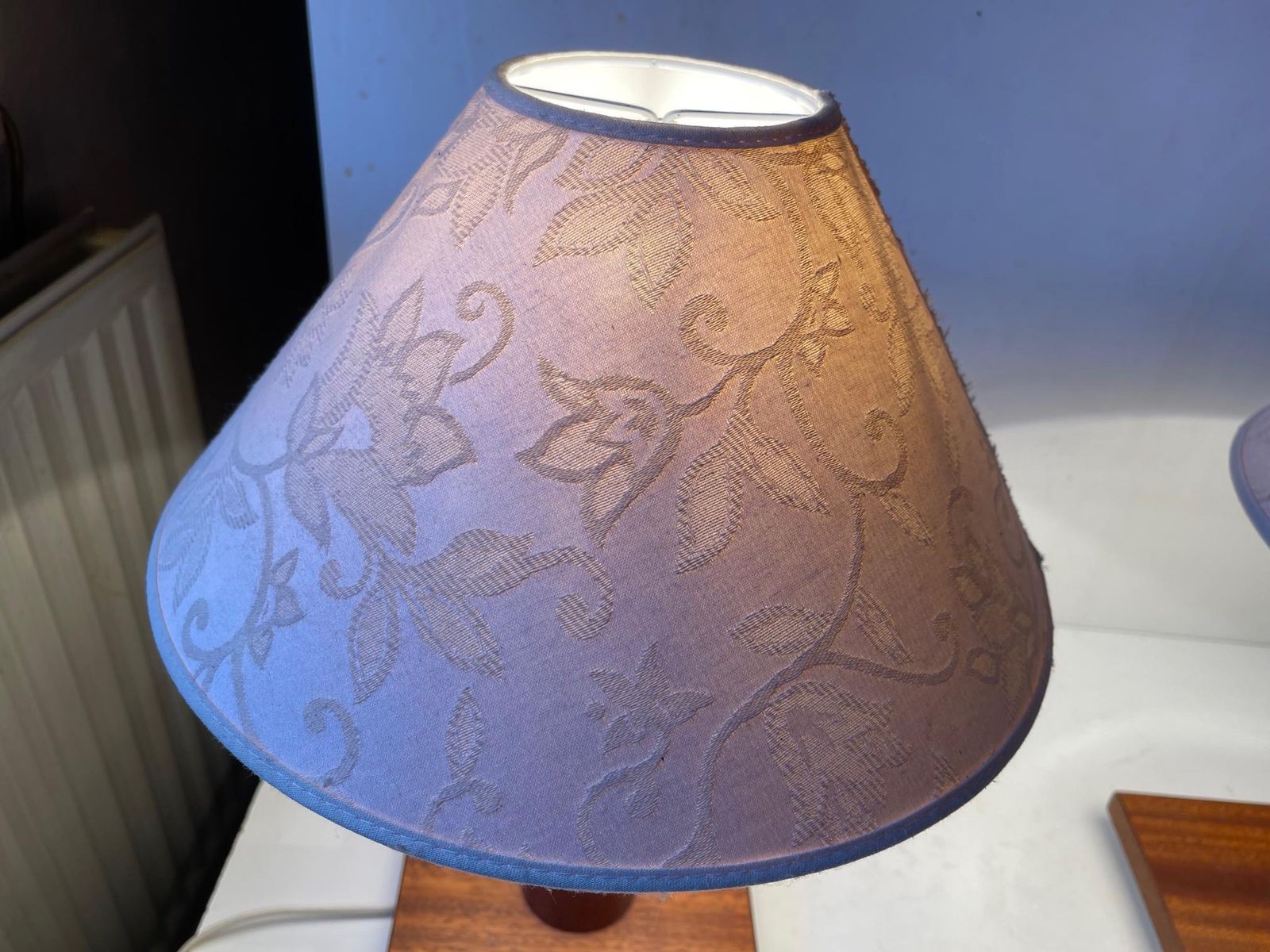 Scandinavische Mid-Century tafellampen in teak photo Verlichting