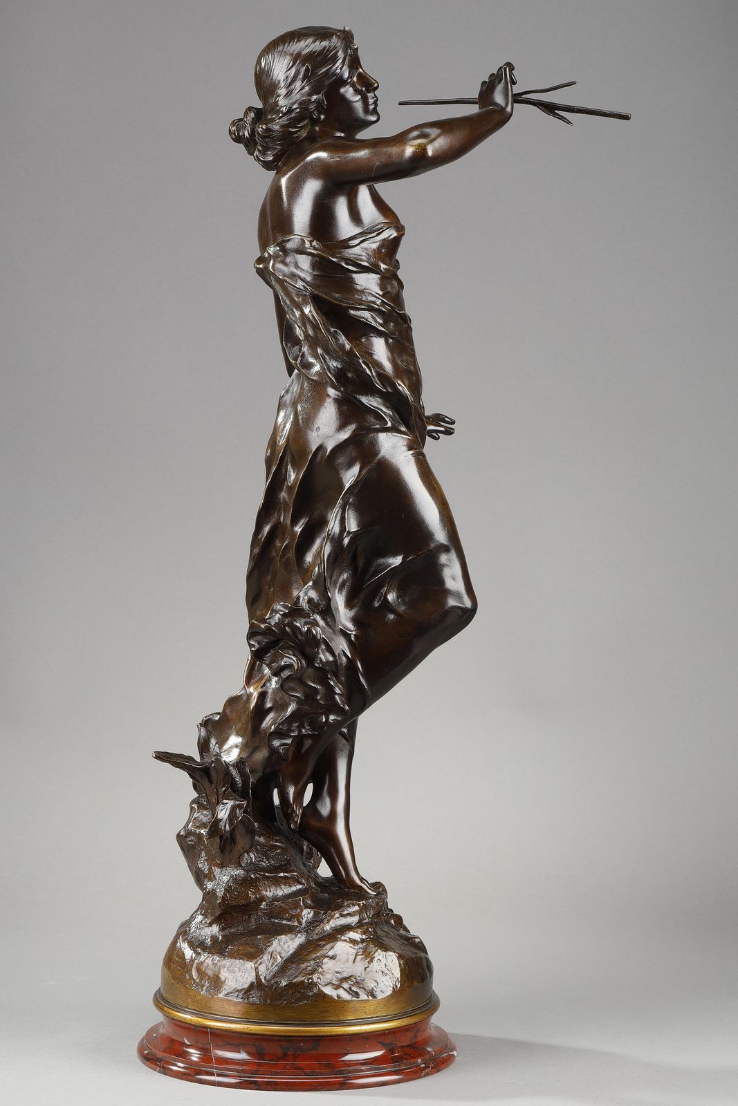 Bronze Sculpture "La Renown", Signed Julien Causse photo buy