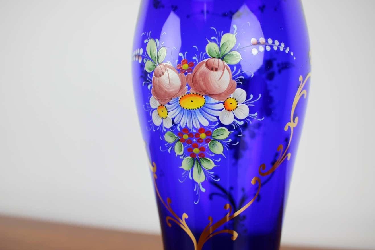Czech Glass Vase By Novoborské Sklo, 1970s photo Home Decor