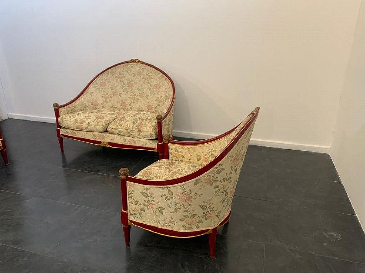 Set Of Sofa And 2 Armchairs In Art Deco Style, 1930s photo 12473.76