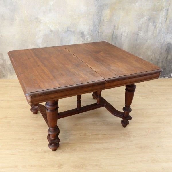 photo for sale Antique Wilhelminian Dining Table 1850   1880  Extendable 310 Cm