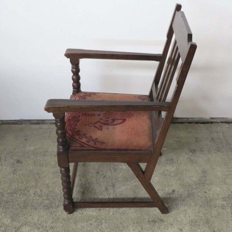 565.0 Art Nouveau Armchair With Original Upholstered 1900   1920 photo