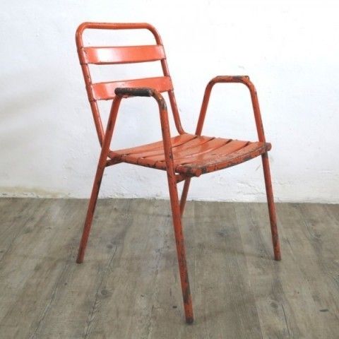 Industrial Design. Tubular Steel Chair photo Garden Furniture