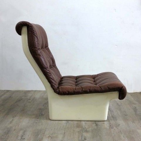 Lot Of Three Airborne Lounge Chairs With Ottoman photo buy