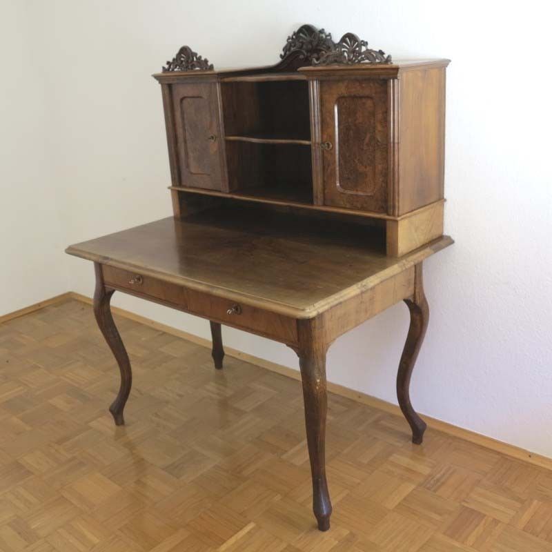 Antique Carved Desk In Very Good Condition. 1850   1880