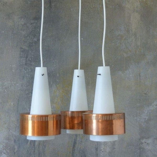 photo vintage Scandinavian Ceiling Lamp. 1950   1959