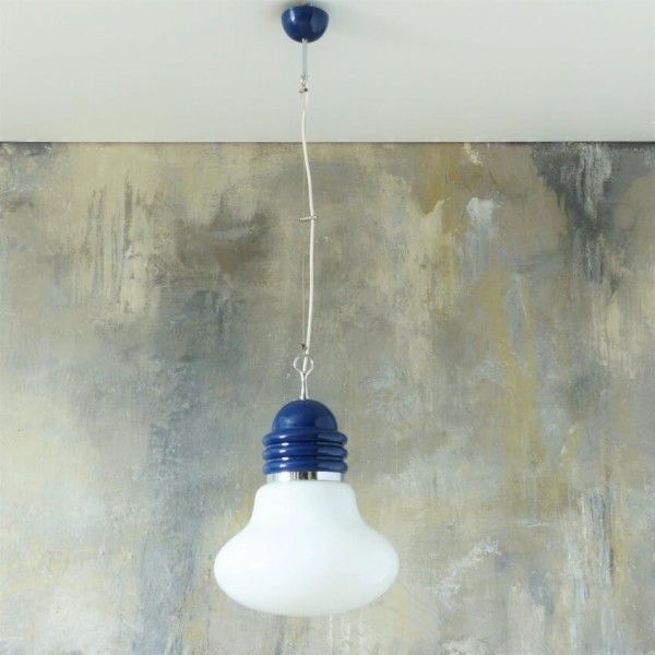 ”Arianna” Glass Ceiling Lamp In The Shape Of A Light Bulb By Piero Brombin For Artemide. 1965 photo buy