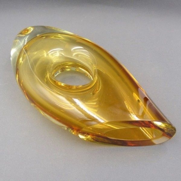 Home Decor Sommerso Vase Made Of Murano Glass By Flavio Poli. 1950   1959 photo