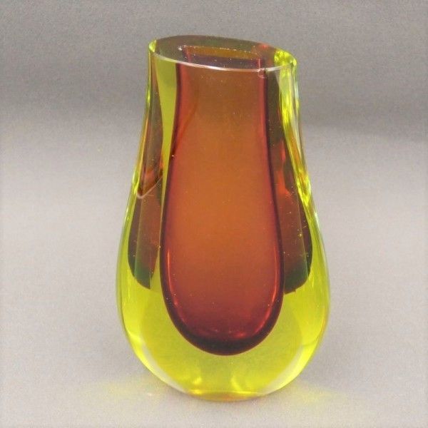 Sommerso Vase Made Of Murano Glass By Flavio Poli. 1950   1959 photo buy